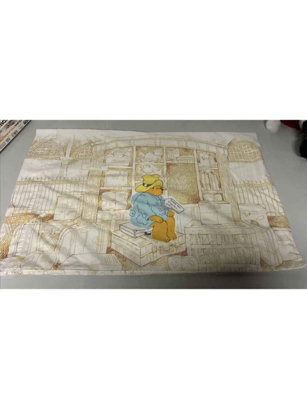 Vintage Paddington Bear Pillowcase Dan River Percale